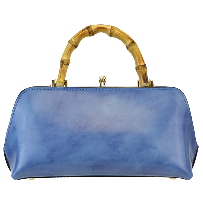 Pratesi Candeli Handbag R565 in genuine leather - Brunelleschi Mustard - LQE