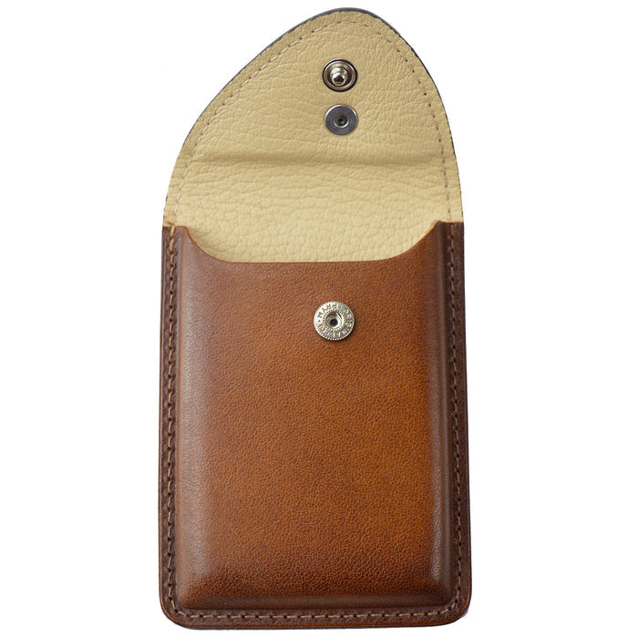 Pratesi Cardholder B061 in genuine leather - Cherry