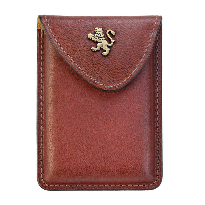 Pratesi Cardholder B061 in genuine leather - Chianti