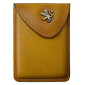 Pratesi Cardholder B061 in genuine leather - Mustard