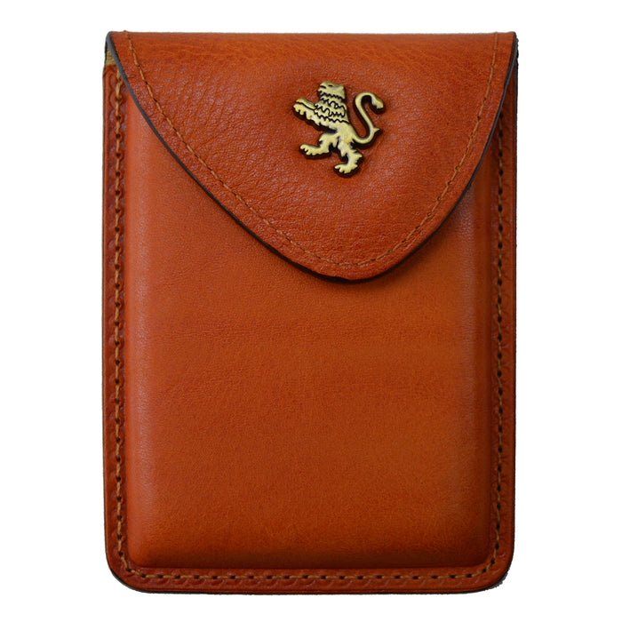 Pratesi Cardholder B061 in genuine leather - Orange