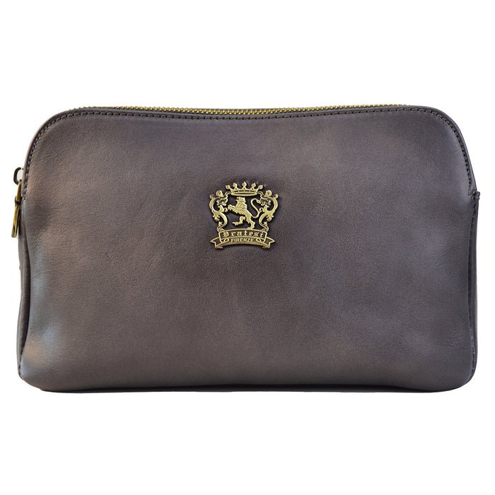 Pratesi Carmignano bag 2 zip 3 comp B195 - Grey