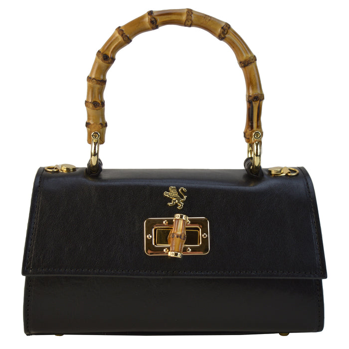 Pratesi Castalia B298/20 Lady Bag in genuine leather - Black