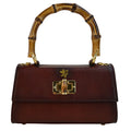 Pratesi Castalia B298/20 Lady Bag in genuine leather - Chianti