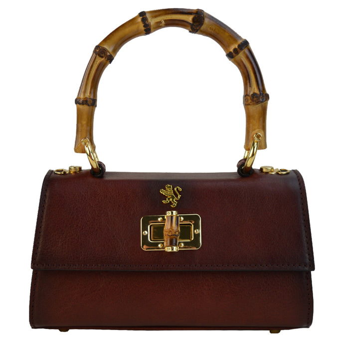 Pratesi Castalia B298/20 Lady Bag in genuine leather - Chianti