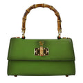 Pratesi Castalia B298/20 Lady Bag in genuine leather - Emerald