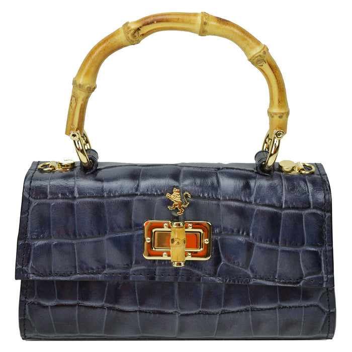 Pratesi Castalia K298/20 Lady Bag in genuine leather - King Grey