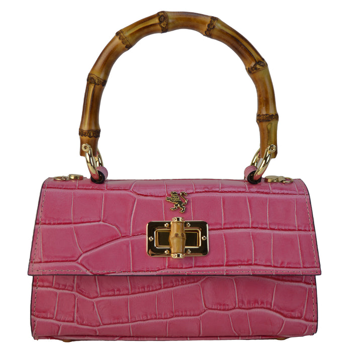 Pratesi Castalia K298/20 Lady Bag in genuine leather - King Pink