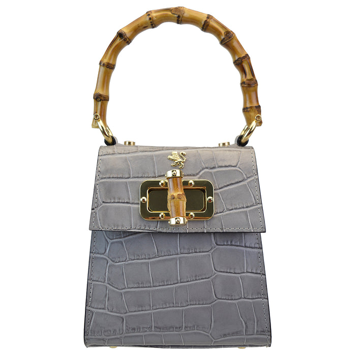 Pratesi Castalia K298/22 Lady Bag in cow leather - King Grey - LQE2