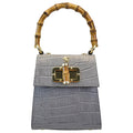 Pratesi Castalia K298/22 Lady Bag in cow leather - King Grey - LQE2