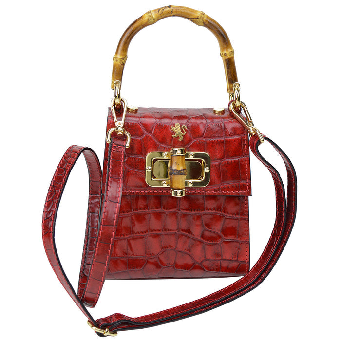 Pratesi Castalia K298/22 Lady Bag in genuine leather - King Green