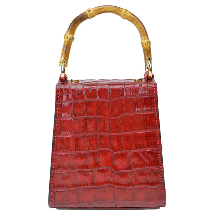 Pratesi Castalia K298/22 Lady Bag in genuine leather - King Green