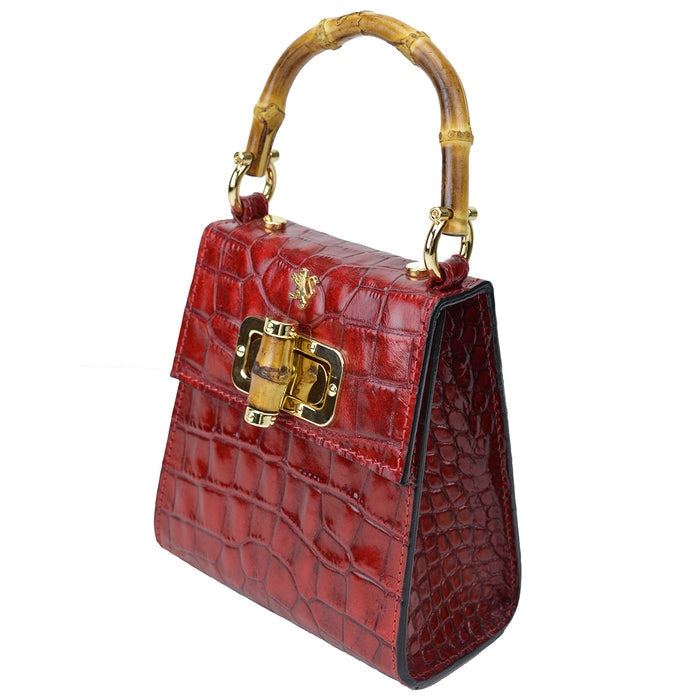 Pratesi Castalia K298/22 Lady Bag in genuine leather - King Pink