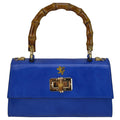 Pratesi Castalia Lady Bag in genuine Italian leather - Brunelleschi Leather Electric Blue