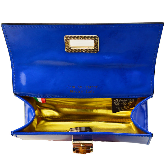 Pratesi Castalia Lady Bag in genuine Italian leather - Brunelleschi Leather Fuxia