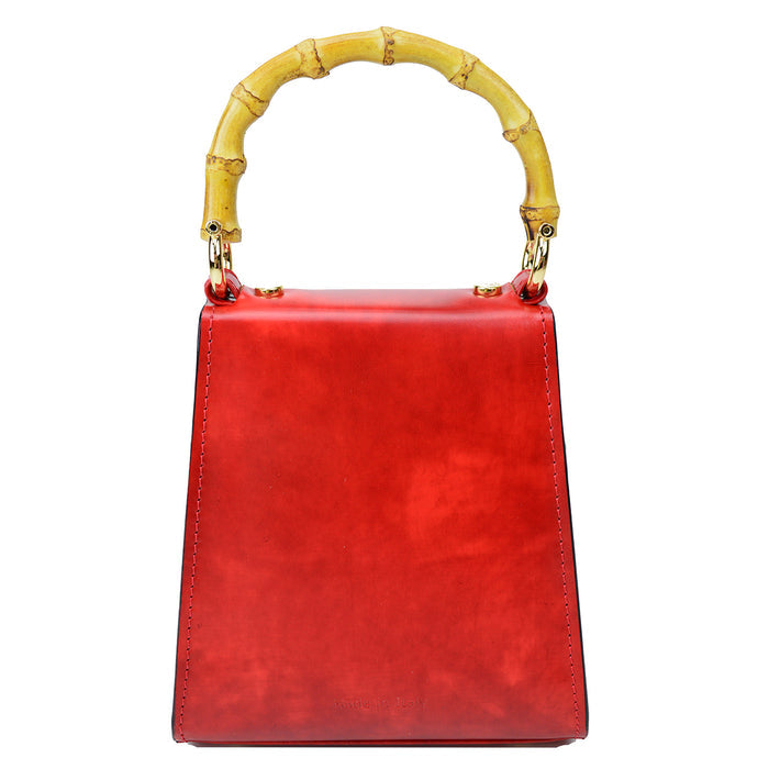Pratesi Castalia Lady Bag in genuine Italian leather - Brunelleschi Leather Sky Blue
