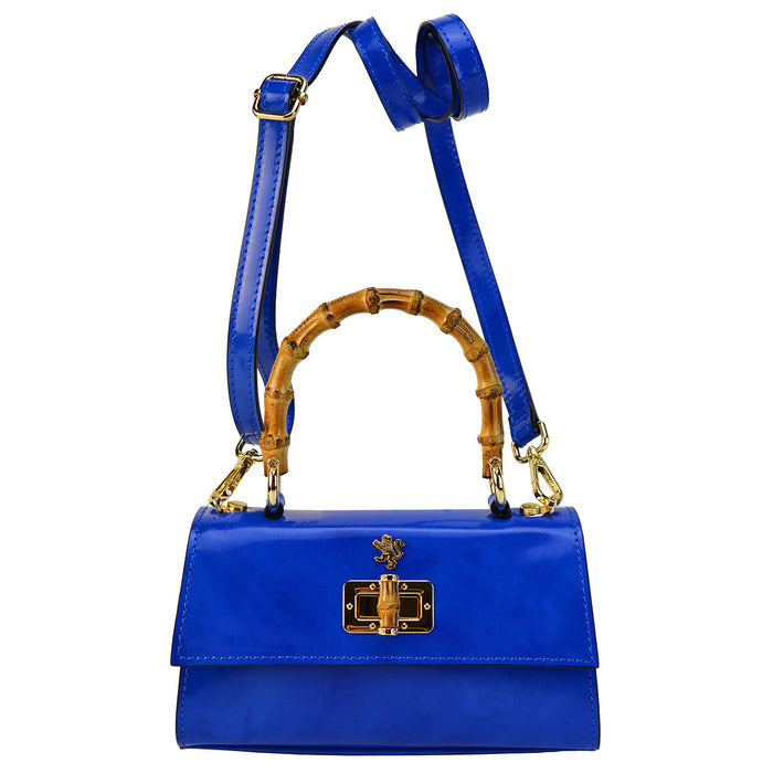 Pratesi Castalia Lady Bag in genuine Italian leather - Brunelleschi Leather Violet