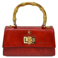 Pratesi Castalia Lady Bag in genuine Italian leather - Castalia Cherry