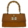 Pratesi Castalia Lady Bag in genuine Italian leather - Castalia Cognac