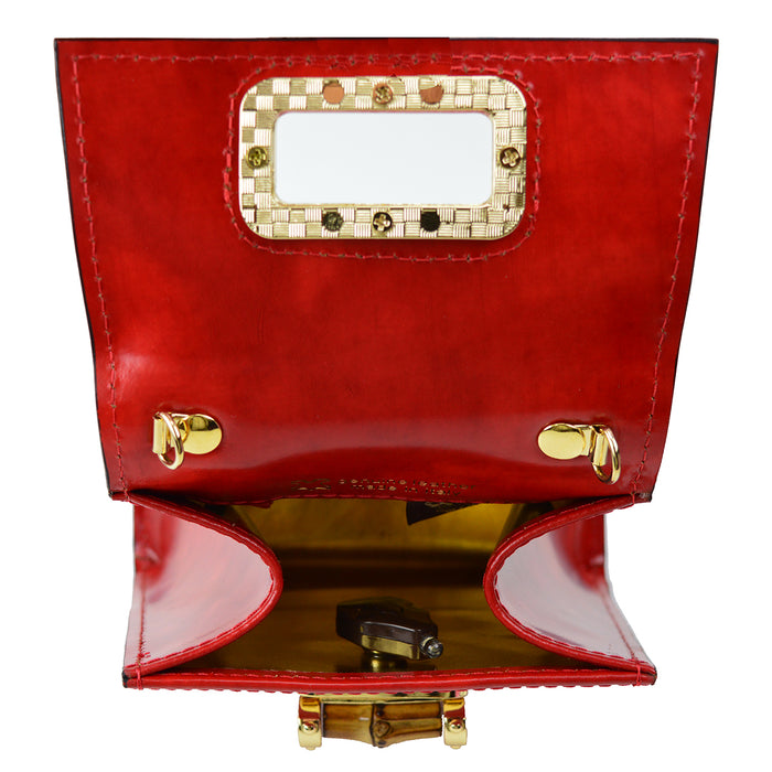 Pratesi Castalia Lady Bag in genuine Italian leather - Castalia Electric Blue