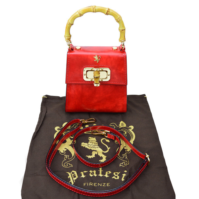 Pratesi Castalia Lady Bag in genuine Italian leather - Castalia Electric Blue