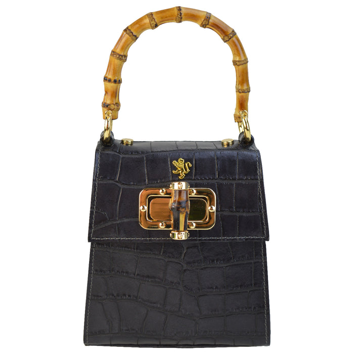 Pratesi Castalia Lady Bag in genuine Italian leather - Castalia Grey
