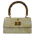 Pratesi Castalia Lady Bag in genuine Italian leather - Castalia White