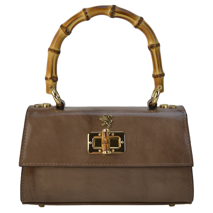Pratesi Castalia R298/20 Lady Bag in genuine leather - Brunelleschi Grey
