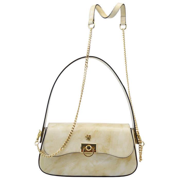 Pratesi Castellina Handbag in Brunelleschi Leather -  White