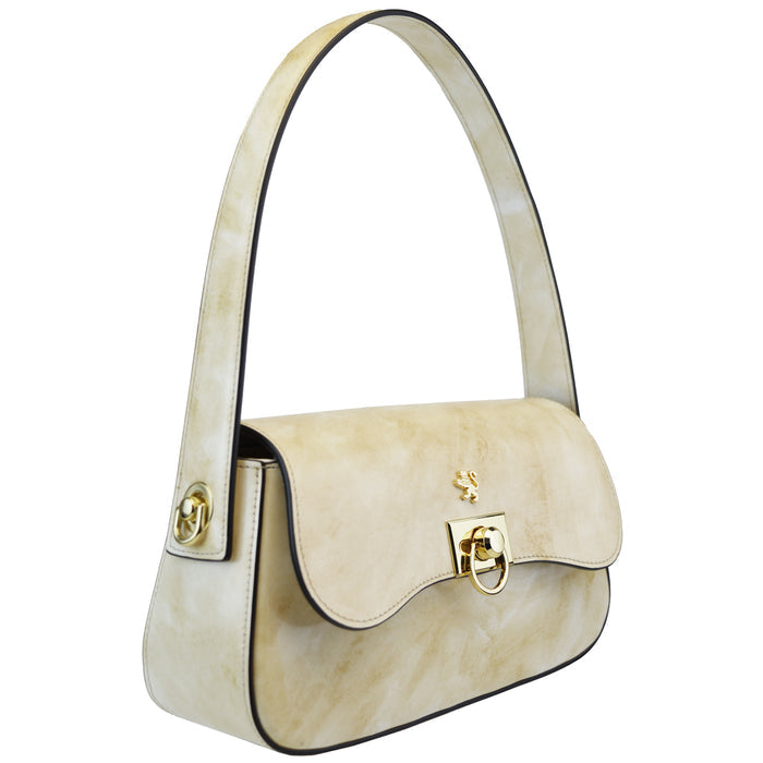 Pratesi Castellina Handbag in Brunelleschi Leather -  White