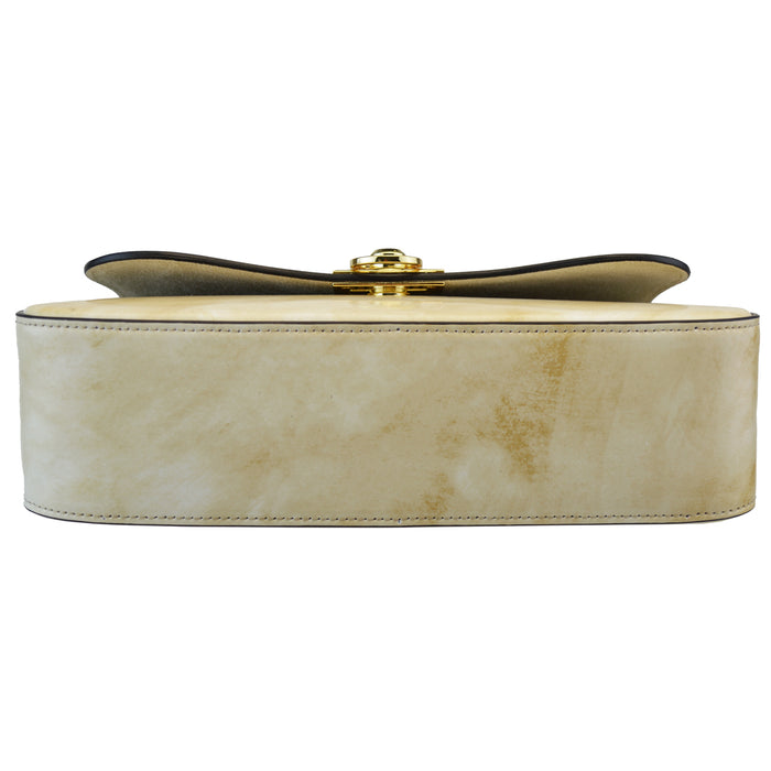 Pratesi Castellina Handbag in Brunelleschi Leather -  White