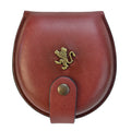 Pratesi Coin Holder B060 in genuine leather - Chianti