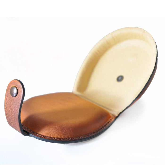 Pratesi Coin Holder B060 in genuine leather - Emerald