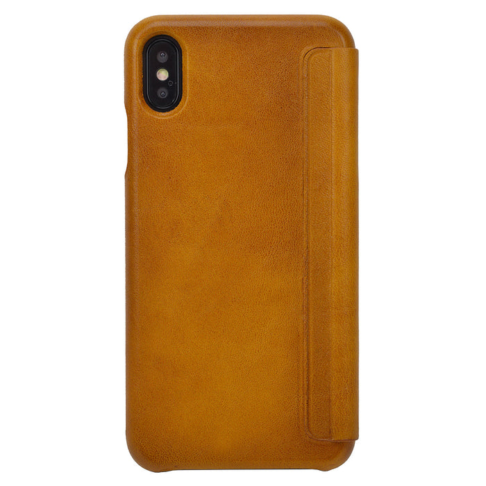 Pratesi Cover iPhone XS MAX B078 Perfect Size - Cognac
