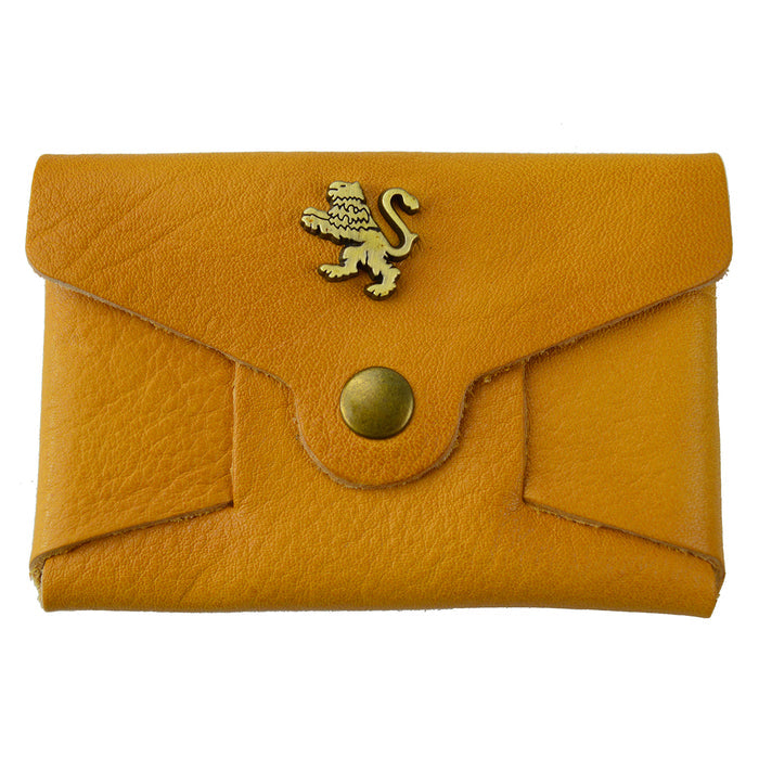 Pratesi Credit Card Holder B002 - Mustard