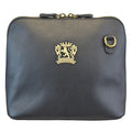 Pratesi Cross-Body Bag Gran Volterra B467/G in genuine leather - genuine Italian Black - LQE