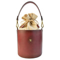 Pratesi Cross-Body Bag Secchiello in genuine leather - Chianti