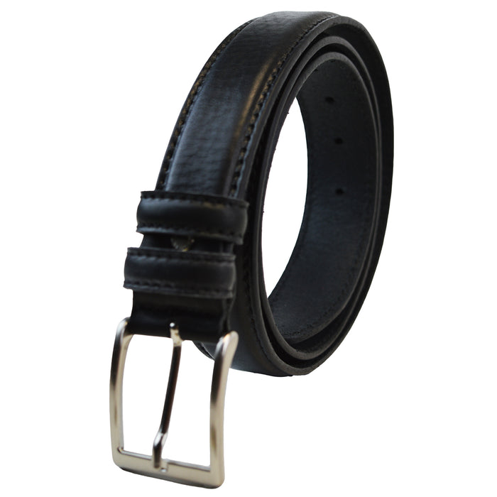 Pratesi Egidio Belt in Italian Vegetable Dyed Leather - Coffee