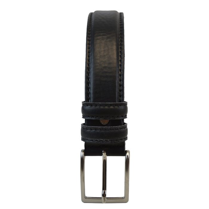 Pratesi Egidio Belt in Italian Vegetable Dyed Leather - Coffee