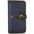 Pratesi Ellera Clutch in Vegetable Dyed Italian Leather - Blue