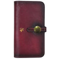 Pratesi Ellera Clutch in Vegetable Dyed Italian Leather - Cherry