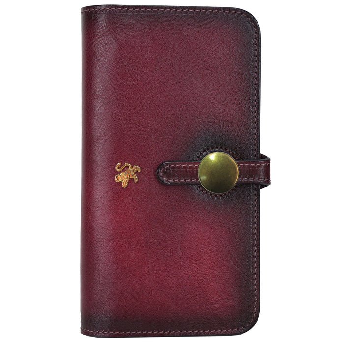 Pratesi Ellera Clutch in Vegetable Dyed Italian Leather - Cherry