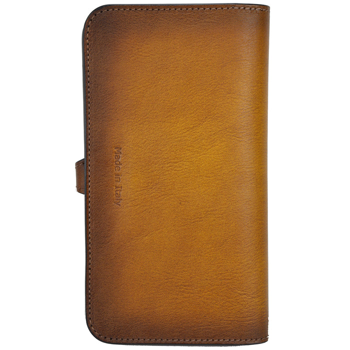 Pratesi Ellera Clutch in Vegetable Dyed Italian Leather - Chianti