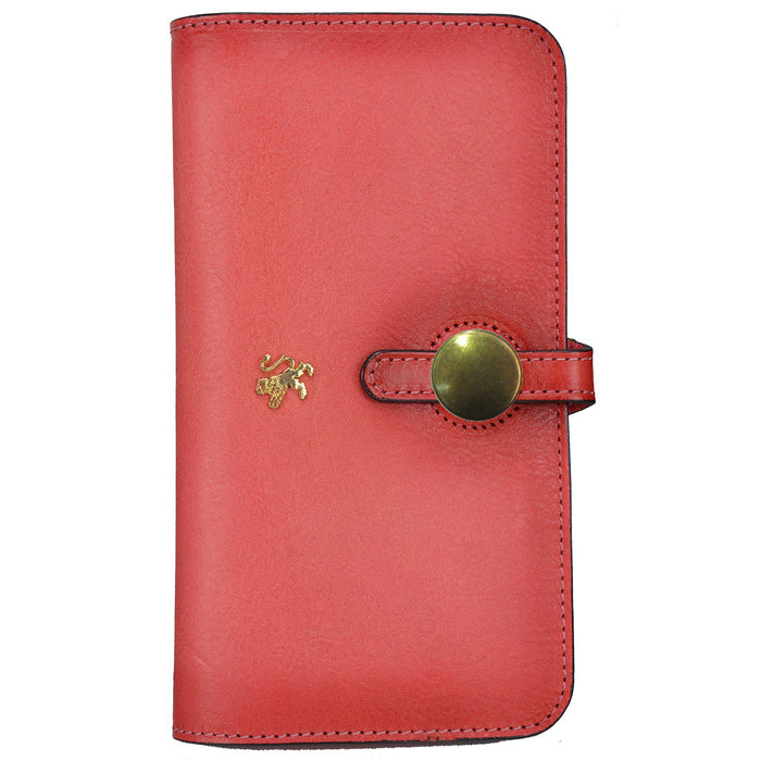 Pratesi Ellera Clutch in Vegetable Dyed Italian Leather - Pink