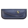 Pratesi Eyeglass Case in Genuine Italian Vegetable-Dyed Leather - Blue