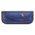 Pratesi Eyeglass Case in Genuine Italian Vegetable-Dyed Leather - Electric Blue