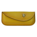 Pratesi Eyeglass Case in Genuine Italian Vegetable-Dyed Leather - Yellow