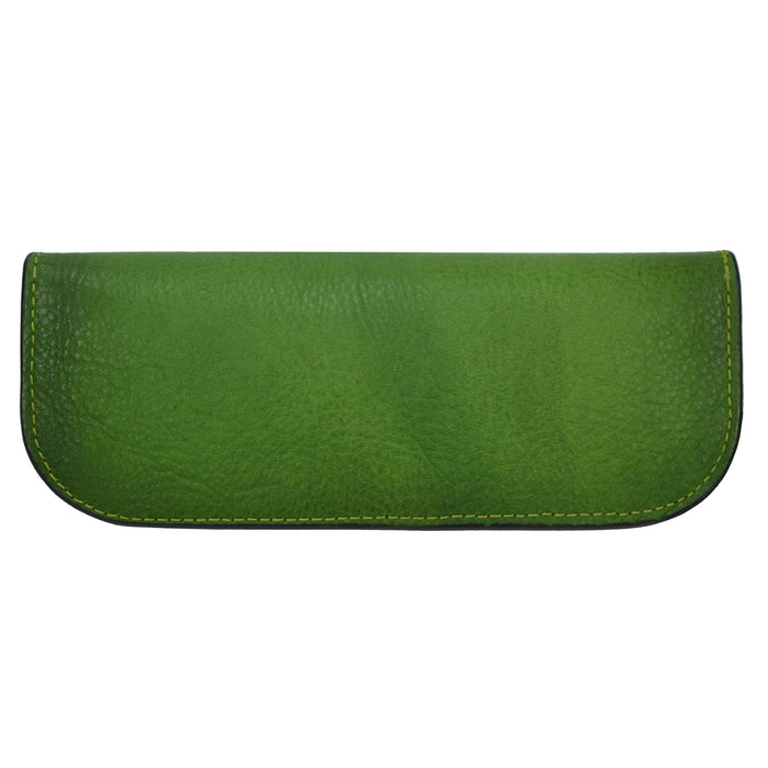 Pratesi Eyeglass Case in Genuine Italian Vegetable-Dyed Leather - Yellow