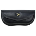 Pratesi Eyeglass Case in Italian Vegetable-Dyed Leather - Black