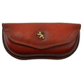 Pratesi Eyeglass Case in Italian Vegetable-Dyed Leather - Cherry